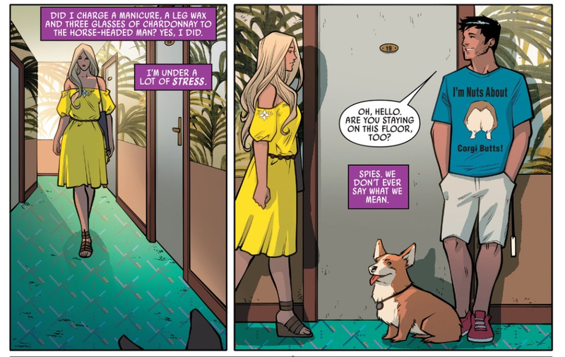 Illustration for article titled The cheeky, clever Mockingbird takes Bobbi Morse on a deadly nerd cruise
